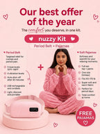 nuzzy Kit: period belt + free pajamas